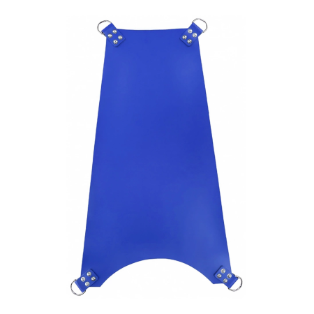 BlueLion Leather Sling 4-Point Adjustable, Genuine Cowhide, 100cm, Blue