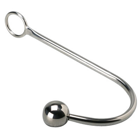 Hookede Stainless Steel Bondage Hook with Attachment Ring 5”