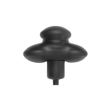 XR Brands Inhibitor Inflatable Adjustable Oral Gag 16in Black