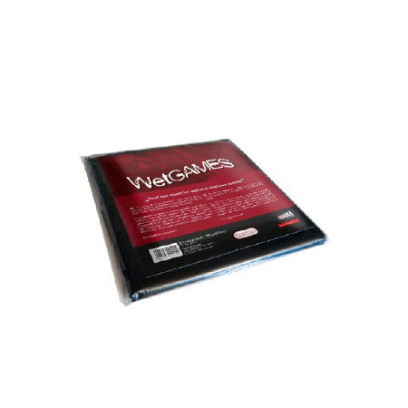 SexMAX WetGAMES Waterproof Bed Cover 200x230 cm Black Barrier Sheet