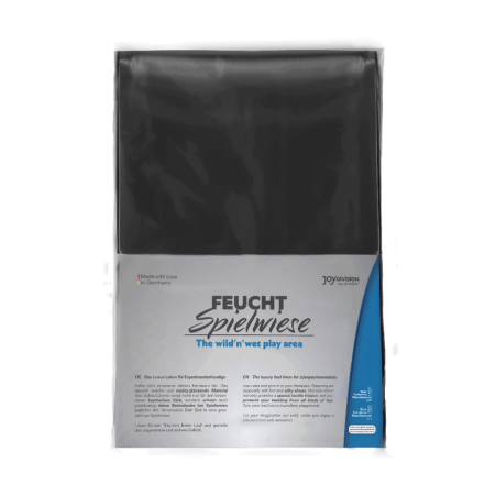 Wild´N Wet Play Area Waterproof Luxury Bed Sheet Black 200x230cm