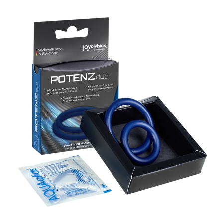 POTENZduo Flexible Dual Ring Set for Enhanced Performance, Black