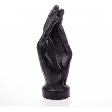 Hung System Hello Hand-Shaped Plug 23.7 cm x 9 cm Suction Base Black