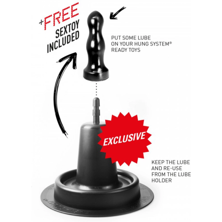 Hung System Easy Squat + Winky Floor Base Attachment 27.5 cm Black