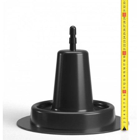 Hung System Easy Squat + Winky Floor Base Attachment 27.5 cm Black