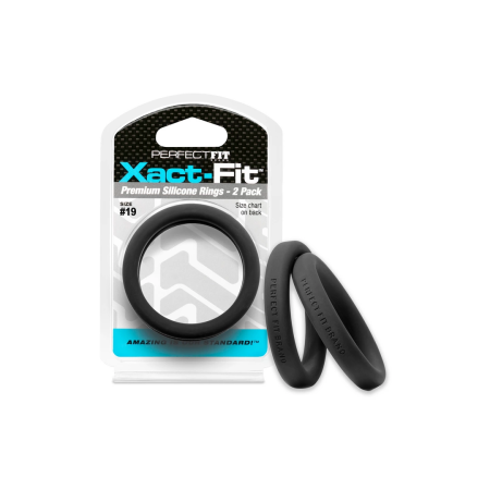 Perfect Fit Xact-Fit Ring Set #19 - 2-Pack Precision Sizing System