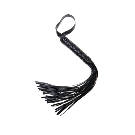 Sportsheets Padded Whip with Quilted Handle - Black, Ergonomic Grip