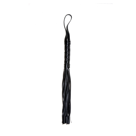 Sportsheets Padded Whip with Quilted Handle - Black, Ergonomic Grip