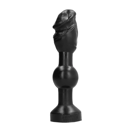 Domestic Partner Rocket Launcher Black Anal Plug Soft Rubber 18 cm