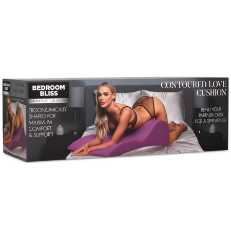 Liberator Contoured Support Cushion Purple - Ergonomic High-Density Foam