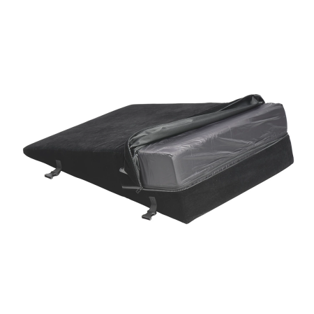 XR Brands Bondage Cushion XL Black - Support Wedge with Restraint System