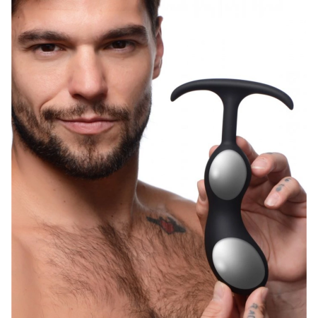XR Brands Master Series Silicone Weighted Prostate Plug Large