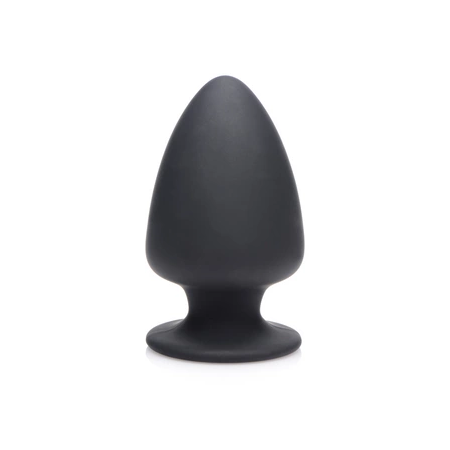 XR Brands Squeezable Intimate Plug Small Thermo-Reactive Black