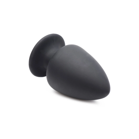 XR Brands Squeezable Intimate Plug Small Thermo-Reactive Black