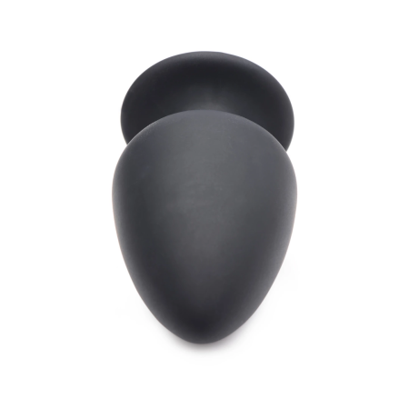 XR Brands Squeezable Intimate Plug Small Thermo-Reactive Black