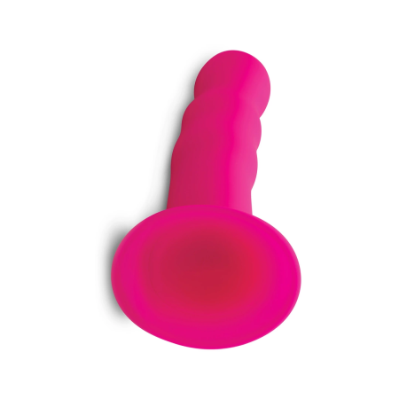 Blush Novelties Squeezable Wavy Model with Suction Base, Flexible, 19 cm