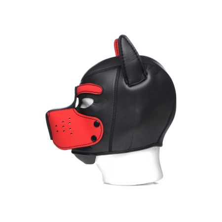 XR Brands Neoprene Puppy Mask Adjustable Black Headgear