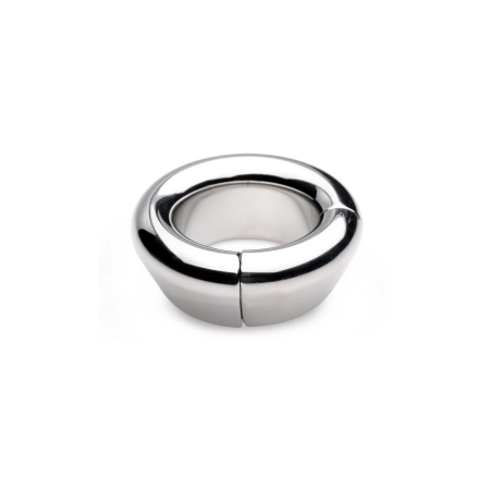 XR Brands Magna-Chute Magnetic Stainless Steel Testicular Ring 8.6oz