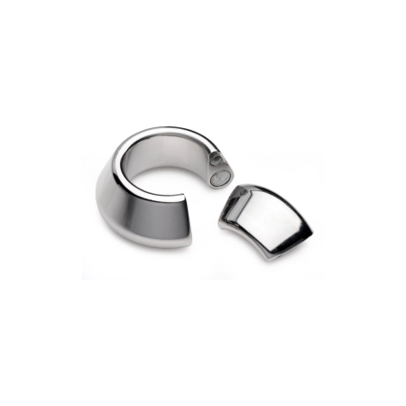 XR Brands Magna-Chute Magnetic Stainless Steel Testicular Ring 8.6oz