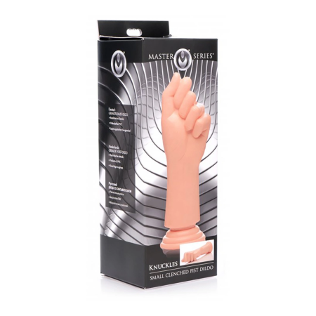 XR Brands Master Series Knuckles Small Hand Model with Suction Base 21 cm