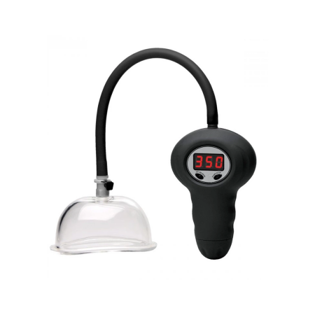 XR Brands Digital Vulva Pump Automatic System Transparent 848518030917