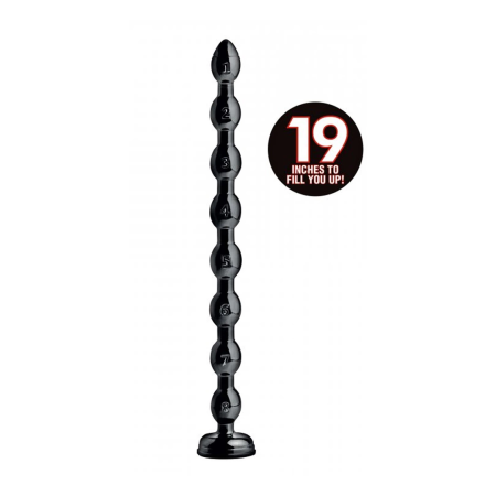 XR Brands Master Series Bead Snake Flexible Anal Training Tool 48cm