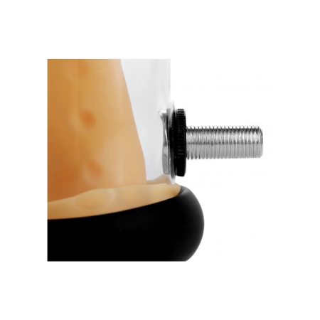 XR Brands Milker Textured Cylinder Attachment - Enhanced Stimulation System
