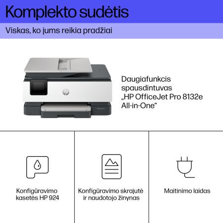 HP OfficeJet Pro Bevielis Visu Viename Spausdintuvas