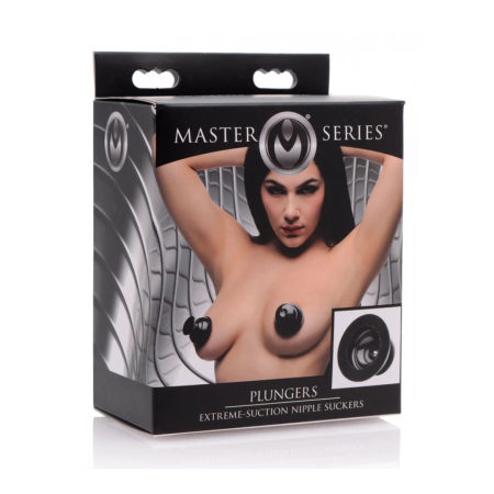 XR Brands Plungers Silicone Intimate Suction Cups Large Opening 2 pcs