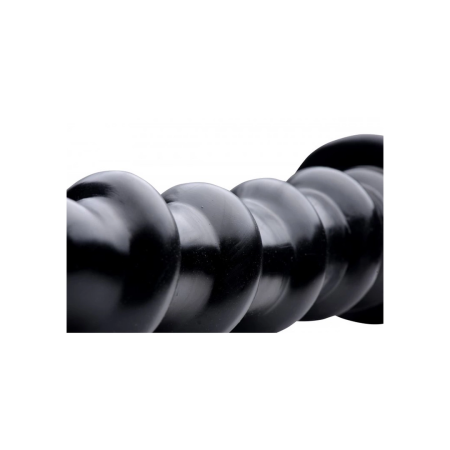 XR Brands The Screw Intimate Machine Black with Textured Spiral Design 27 cm
