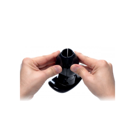 XR Brands Master Series Claw Expanding Anal Dilator - Flexible Plug, Black