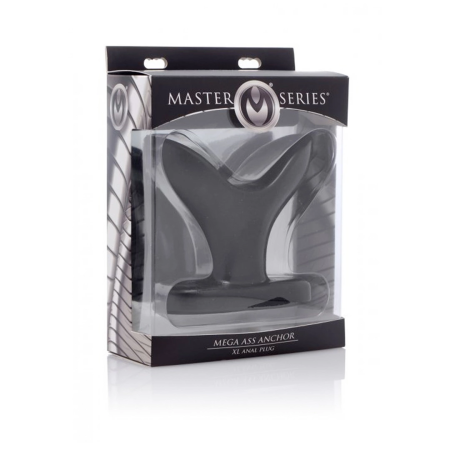 XR Brands Mega Ass Anchor XL Intimate Plug Large Black Silicone