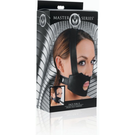 Master Series Face Fuk II Adjustable Face Harness with Dildo Attachment