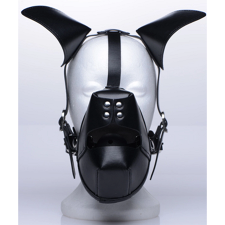XR Brands Pup Puppy Play Mask with Breathable Removable Ball Gag