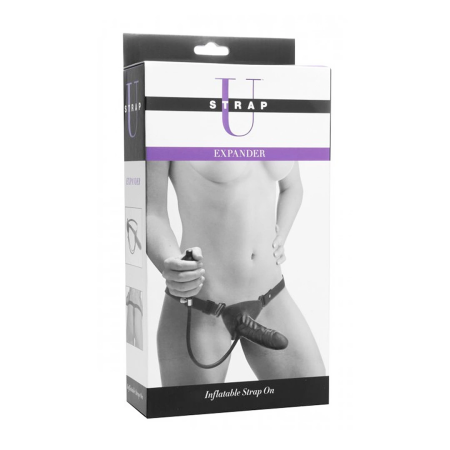 XR Brands Expander Adjustable Inflatable Intimate Harness Black