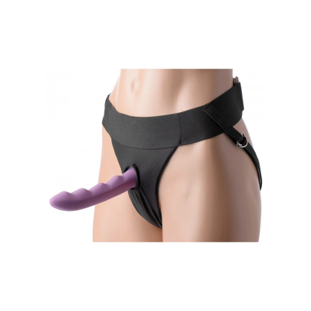 Avalon Jock Style Adjustable Strap-On Harness System Black 46in