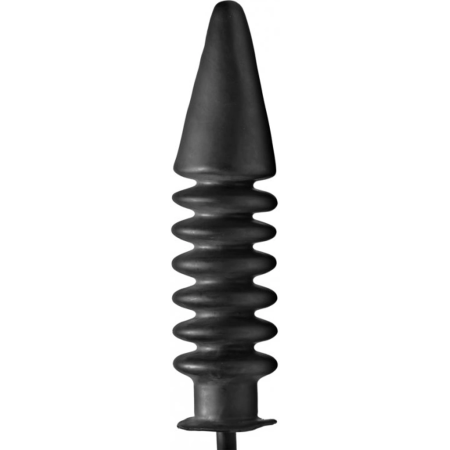 Master Series Accordion Inflatable Plug XL - Adjustable Size Black