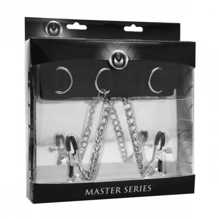 Master Series Submission Collar & Adjustable Clamp Set with Neoprene Lining