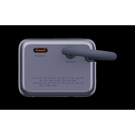 Xiaomi 10000mAh PowerBank su Įmontuotu Kabeliu