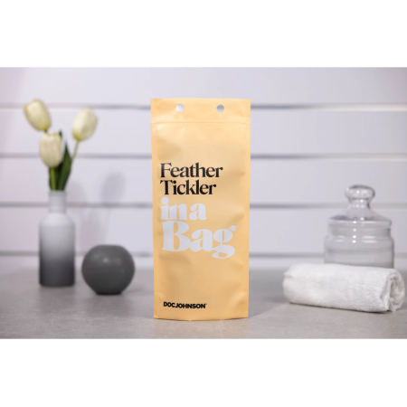 Doc Johnson Black Feather Sensation Tickler Compact Model