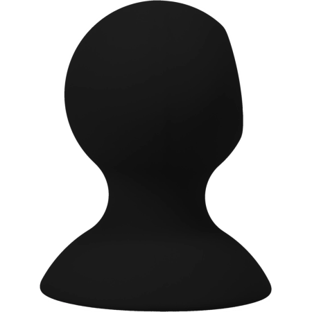 Doc Johnson Silicone Suction Cups for Nipple Stimulation - Pair, Black