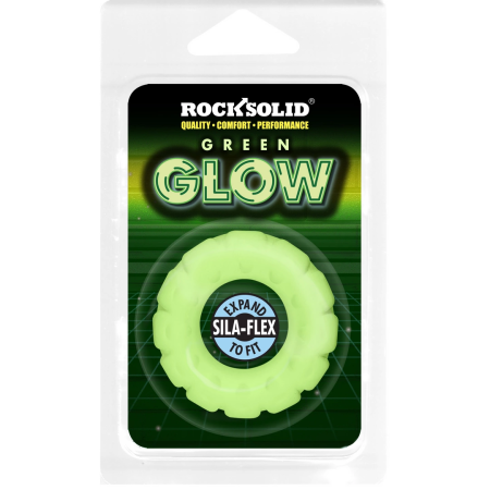 Oxballs The Tire Intimate Silicone Ring Glow-in-the-Dark, Wide Design