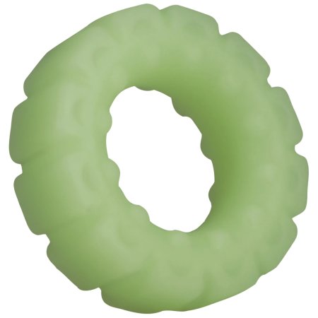 Oxballs The Tire Intimate Silicone Ring Glow-in-the-Dark, Wide Design