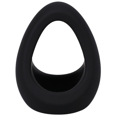 Rock Solid The Stretcher Dual Support Silicone Ring Black