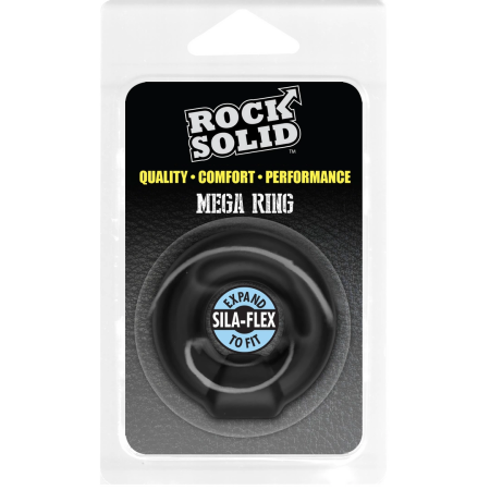 Rock Solid Mega Ring Adjustable Intimate Support Ring Black