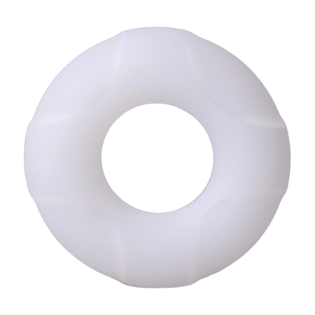 Rock Solid Lifesaver Silicone Support Ring - Ultra-Smooth, Flexible, Black