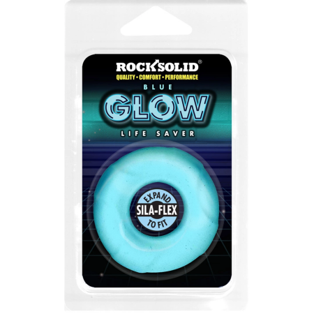 Rock Solid Lifesaver Silicone Intimate Support Ring Black