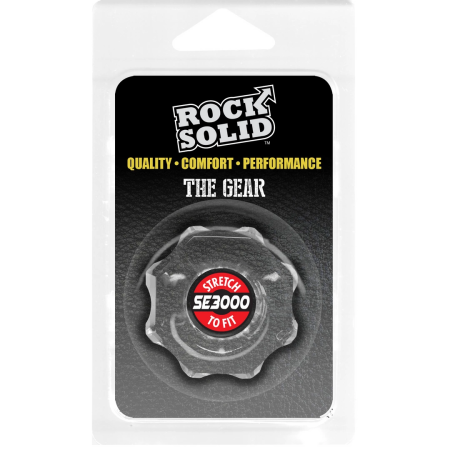 Rock Solid The Gear Intimate Comfort Ring TPE Black