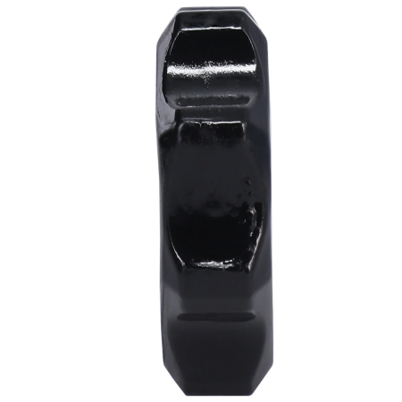 Rock Solid The Gear Silicone Ring - Flexible Anatomical Design, Black