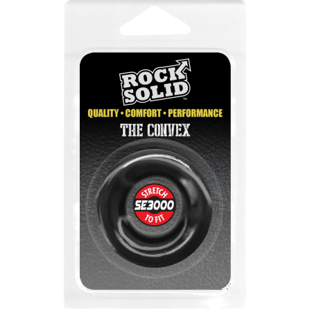 Rock Solid The Convex Ergonomic TPE Intimate Ring, Flexible Fit